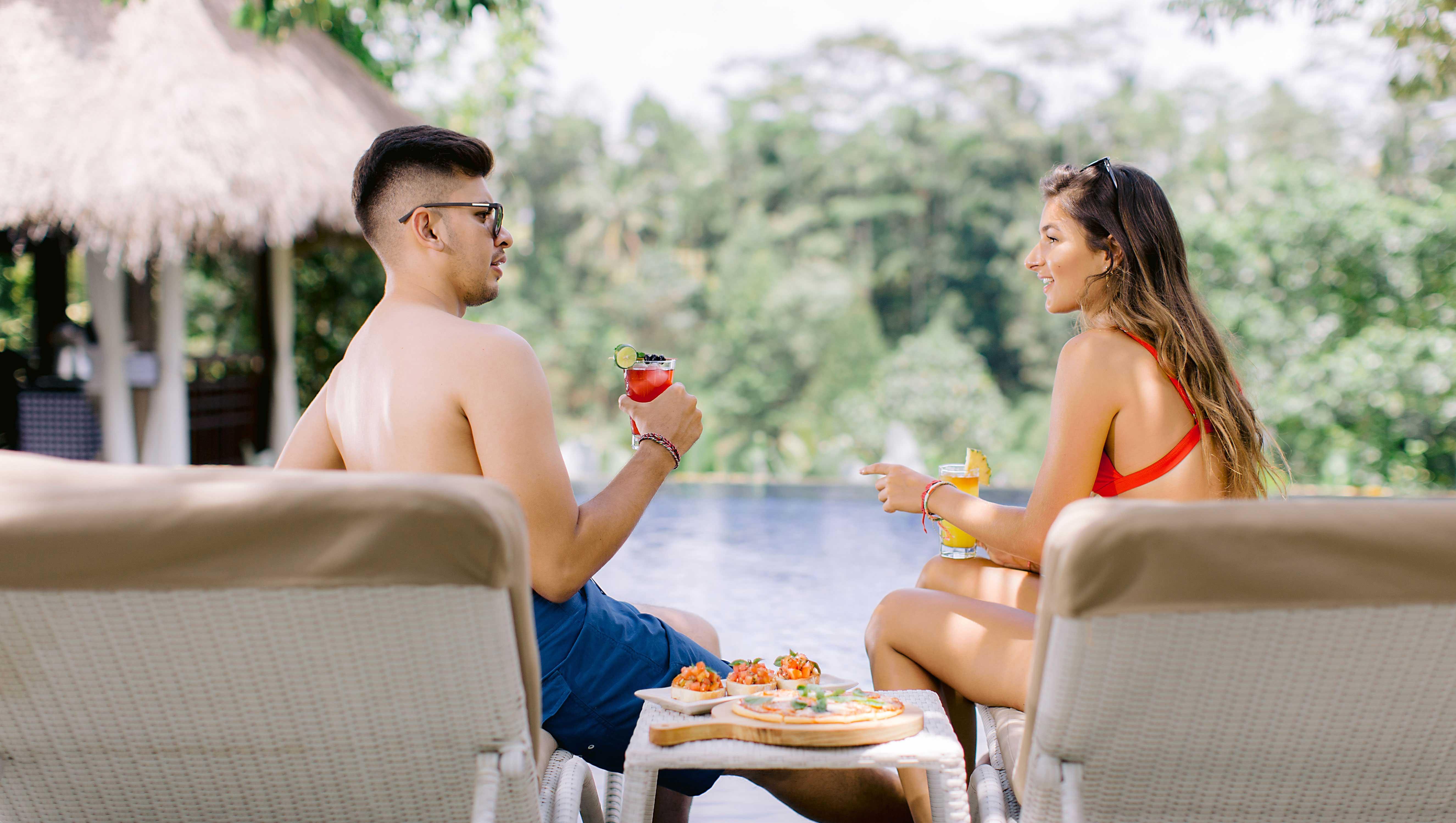 Tejaprana Resort & Spa Убуд Екстериор снимка A couple at a resort in Bali, Indonesia
