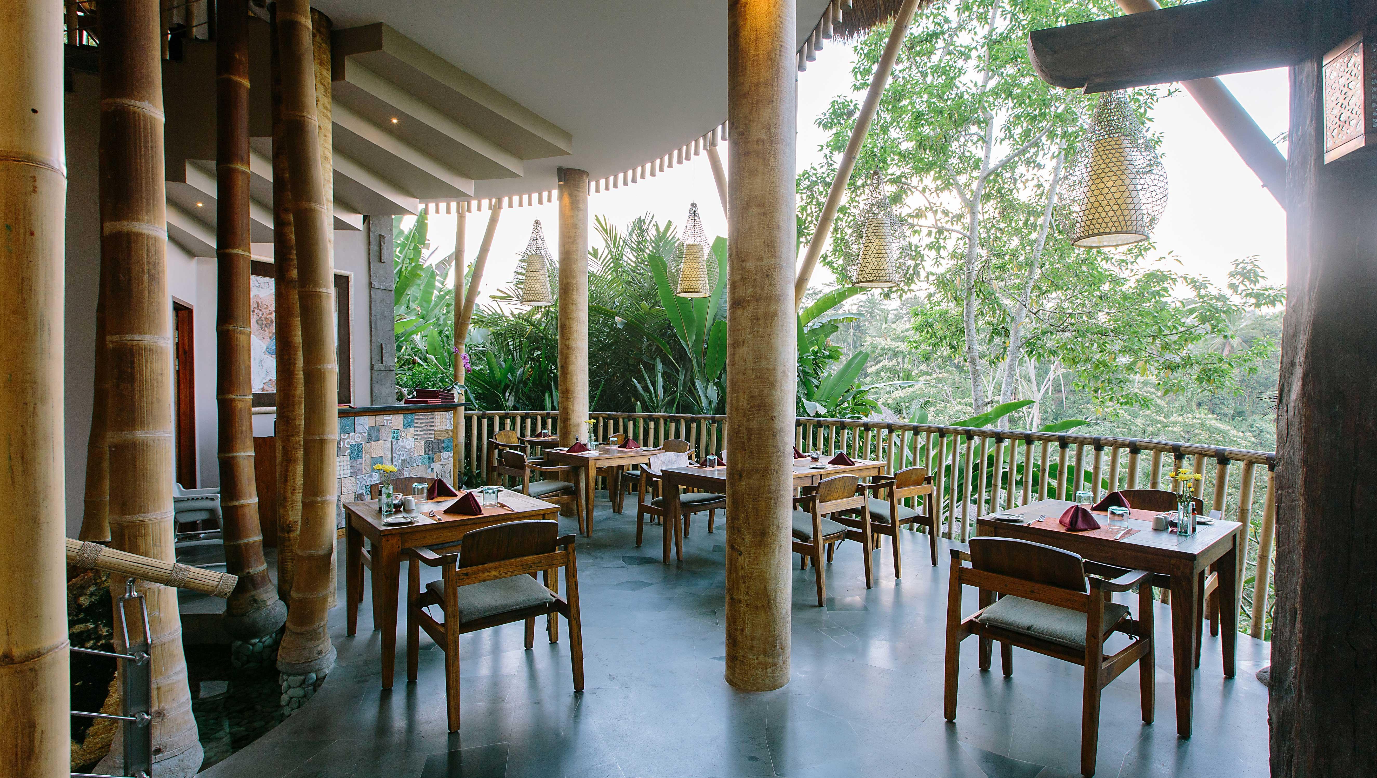Tejaprana Resort & Spa Убуд Екстериор снимка The restaurant at the resort